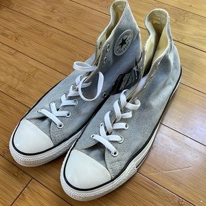 New Converse All Star High Top Lace Up 164449F Grey / White